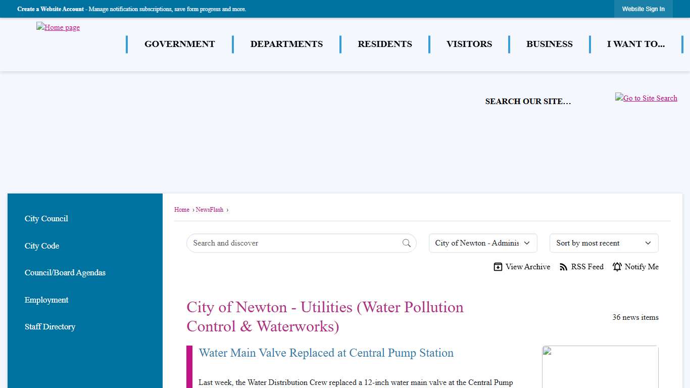 News Flash • Newton, IA